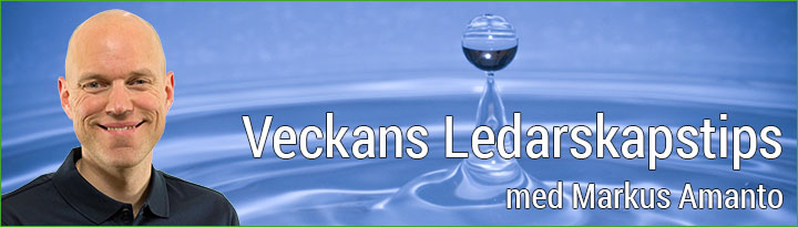 Veckans Ledarskapstips